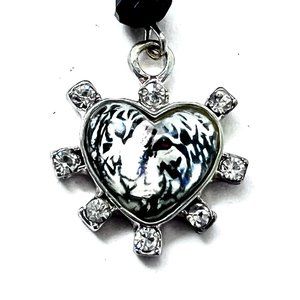 Tiger Inspired EARRING with Simulated Crystals